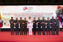 Military chiefs of the Association of Southeast Asian Nations (ASEAN) pose for a family photo during a Chief of Defence Forces Meeting in Nusa Dua, Bali, Indonesia, 07 June 2023. Photo: EPA