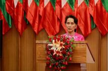 (File) Myanmar State Counsellor Aung San Suu Kyi. Photo: Mizzima