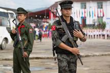 Two Myanmar armed rebels from the Kachin Independence Army (KIA). Photo: AFP