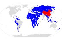 This is the map of the countries which signed the Belt and Road Initiative cooperation documents (Photo: Wikipedia)