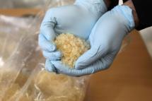 Crystal meth, a drug seen here in a file picture (AFP Photo/DANIEL ROLAND)