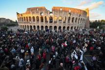 Thousands of people attended a demonstration in Rome / Photo: AFP