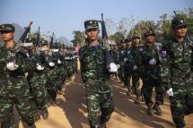 Soldiers from the Karen National Liberation Army (KNLA). Photo: AFP