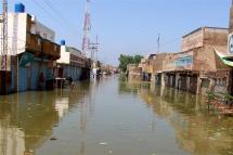 A flooded area in Khairpur Nathan Shah, Dadu district, Sindh province, Pakistan, 03 September 2022. Photo: EPA