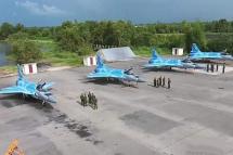 File Photo: Air base of Myanmar military