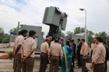 War criminal Min Aung Hlaing visits Bharat Electronics Limited (BEL) in Ghaziabad, India, in 2019. Min Aung Hlaing's website.
