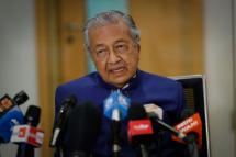  Former Prime Minister Mahathir Mohamad speaks during a press conference in Kuala Lumpur, Malaysia, 07 August 2020. Photo: EPA