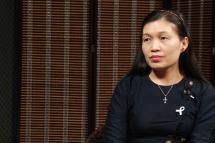 May Sabe Phyu, a women rights activist of the Gender Equality Network. Photo: Mizzima
