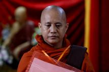 Myanmar Buddhist monk U Wirathu, leader of the Ma Ba Tha (969 movement). Photo: Nyein Chan Naing/EPA