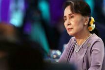 (File) In this file photo taken on March 18, 2018, Myanmar's State Counsellor Aung San Suu Kyi attends the Leaders Plenary Session of the Association of Southeast Asian Nations (ASEAN)-Australia Special Summit in Sydney. Photo: AFP