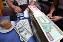 Myanmar currency. Photo: EPA
