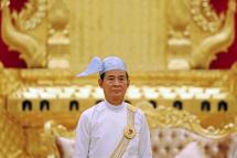 Myanmar's President Win Myint. Photo: Thet Aung/AFP