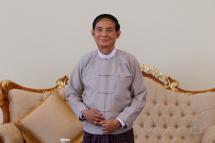 Myanmar's President Win Myint. Photo: EPA/File