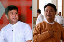 Ko Jimmy (left) and Ko Phyo Zeya Thaw (right)