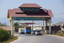 Myawady Trade Zone is Myanmar’s second largest border trading post. Photo: MNA