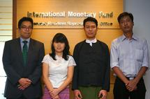 IMF country representative Yasuhisa Ojima (far right)- (Photo credit-IMF)
 
