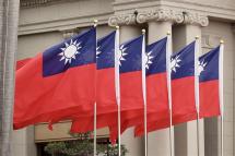 The flags of Taiwan. Photo: EPA