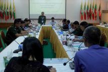 The 2nd Secretariat meeting of all levels of JMC (Joint Monitoring Committee) was held at the National Reconciliation and Peace Centre (NRPC) in Shweli Road, Yangon yesterday morning. Photo: MOI