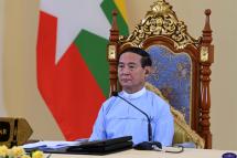 President U Win Myint. Photo: Myanmar President Office