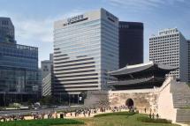 Shinhan Bank HQ building near Namdaemun Market, Seoul. Photo: Shinhan Bank

