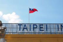 Taiwan's national flag. Photo: EPA