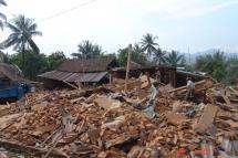 In Tarlay, the earthquake killed at least 47 people and destroyed 80 percent of the homes. Photo: Mizzima
