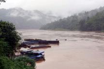 Thanlwin (Salween) River, which makes up a large scale section of the northern Thai/Myanmar border. Photo: EPA
