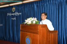 File Photo: Myanmar Deputy Prime Minister and Union Minister for Foreign Affairs, U Than Swe,