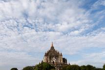 The 11th century built Thatbyinnyu Temple in Bagan city, Myanmar. Photo: Rungroj Yongrit/EPA
