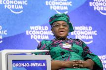 Director-General of the World Trade Organization (WTO) Ngozi Okonjo-Iweala attends a session at the World Economic Forum (WEF) annual meeting in Davos, on May 25, 2022. Photo: Fabrice COFFRINI / AFP