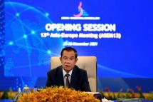 Cambodian strongman Hun Sen will travel to Myanmar for talks in January, his spokesman has said (AFP/An Khoun SamAun)