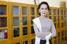 In this file photo taken on August 25, 2015, chairperson of National League for Democracy (NLD) Aung San Suu Kyi poses for a photograph during an interview at parliament. Photo: AFP