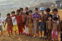 According to UNICEF about 461,000 of the 910,000 refugees in Cox's Bazar are children [File: Abir Abdullah/EPA]