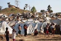 IDPs at Taung Paw Camp in Rakhine State (PHOTO: UK Foreign and Commonwealth Office / flickr) 