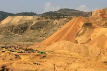 A general view shows the aftermath of the landslide at a jade mine near Hpakant in Kachin state. Photo: AFP