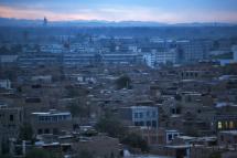 A general view of the old town of Kashgar at dawn in Kashgar, the western edge of China's Xinjiang Uighur Autonomous Region, China. Photo: EPA