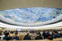 A general view of the assembly f the Human Rights Council. Photo: EPA