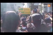Embedded thumbnail for Monks demonstrate in support of U Wirathu